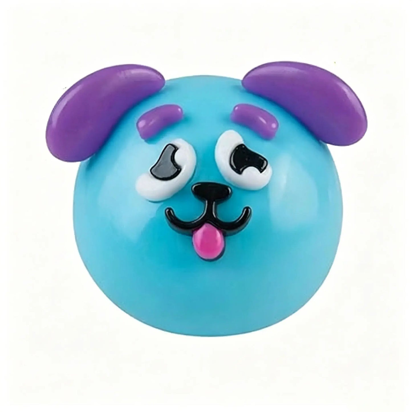 Curiosities Smushers Dog Face Swap Squishy Toy - Soft, Moldable, Slow-Rise Sensory Fidget Toy for Anxiety & Stress Relief, Tactile Play with Interchangeable Faces