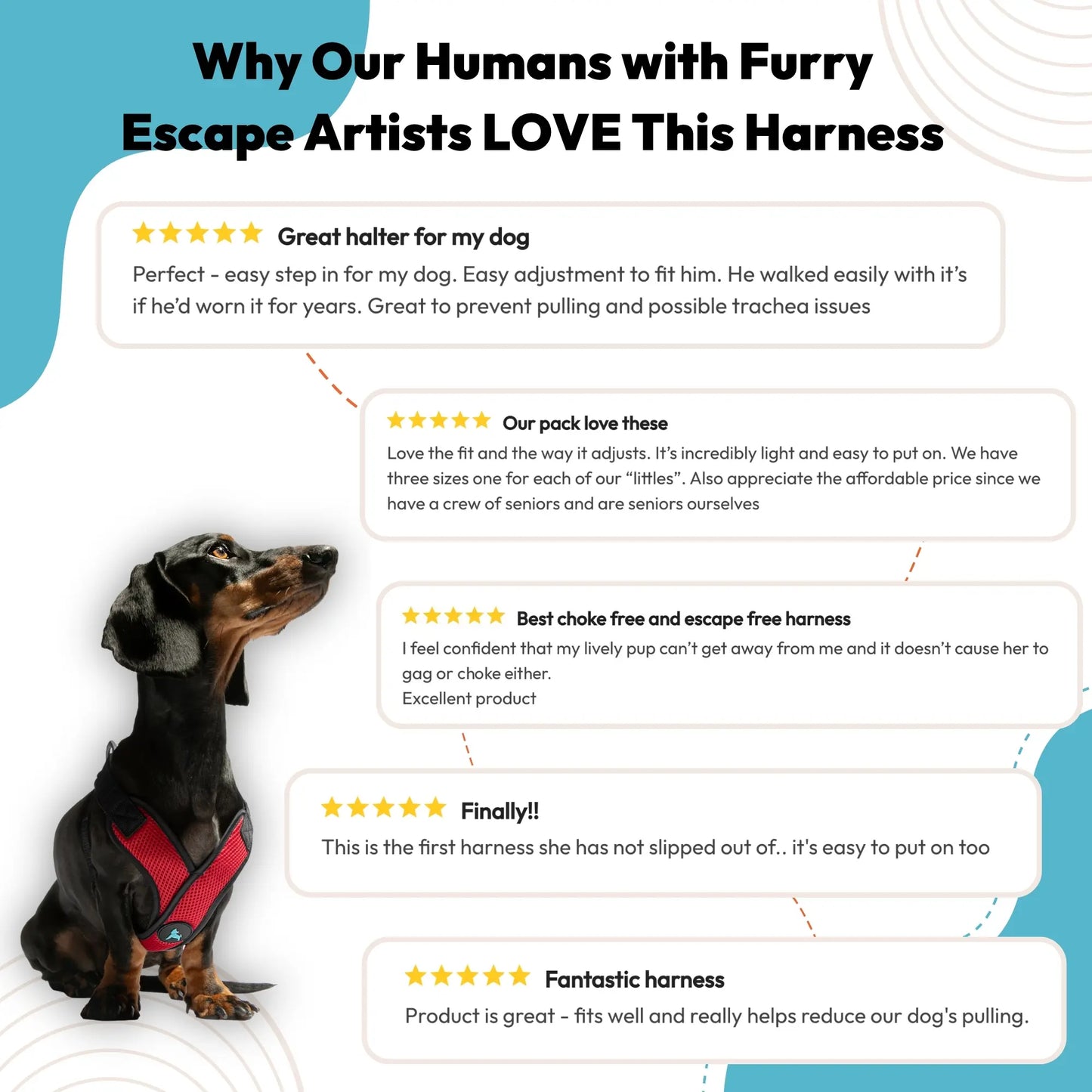 Gooby Comfort X Step-In Lite Dog Harness - Premium No-Escape, Choke-Free Design for Toy Breeds and Small to Medium Dogs - Ultra-Lightweight, Breathable Mesh, Quick-Dry, and Machine Washable